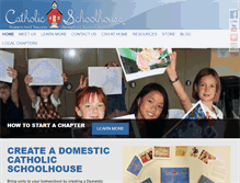 Tablet Screenshot of catholicschoolhouse.com
